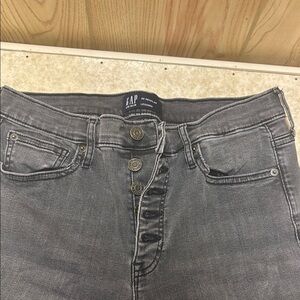 GAP Black/Gray High Rise Jeans leggings